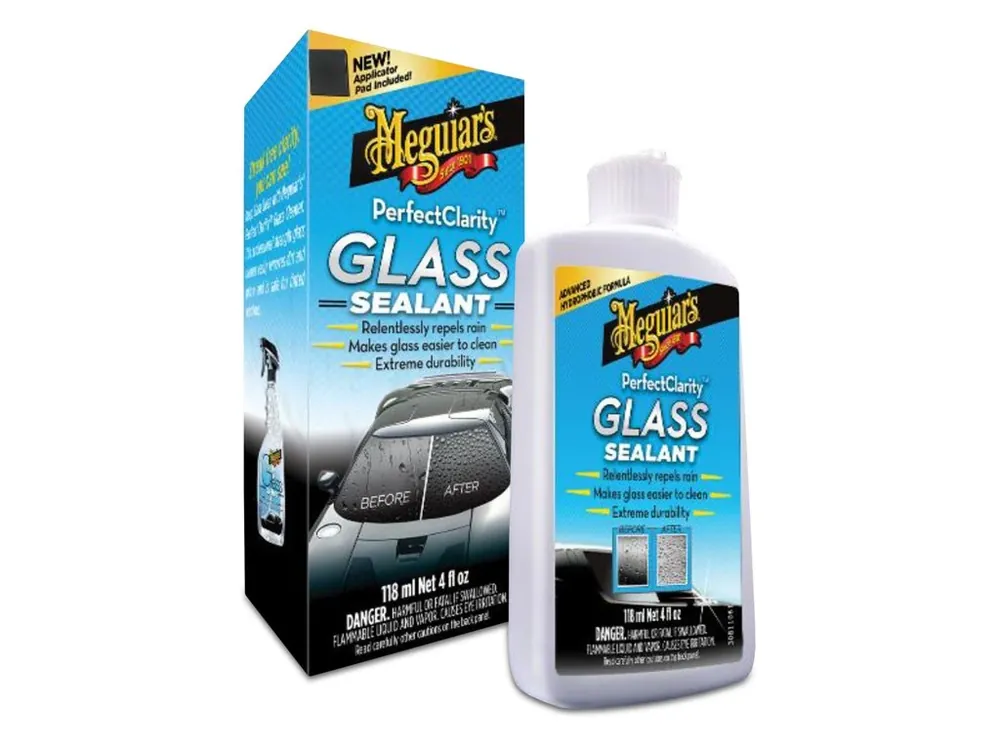 Meguiar‘s Perfect Clarity Glass Sealant - ochrana skel a oken s efektem tekutých stěračů, 118 ml Hit Sezóny
