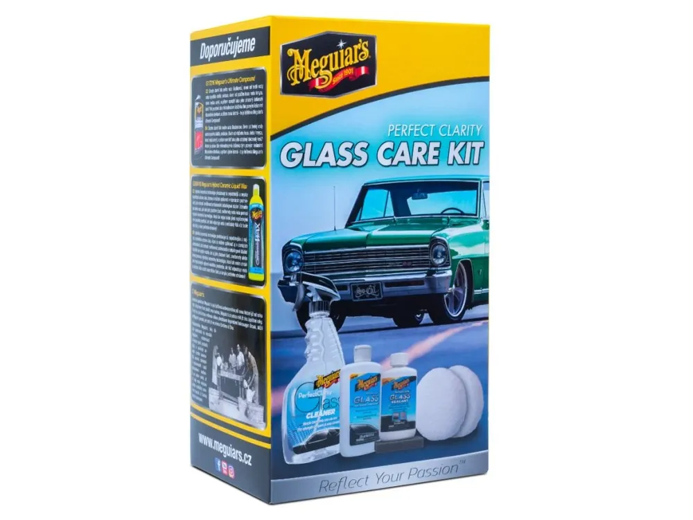 Meguiar‘s Perfect Clarity Glass Care Kit - sada na kompletní péči, leštění a ochranu skleněných povrchů Odeslání Ihned