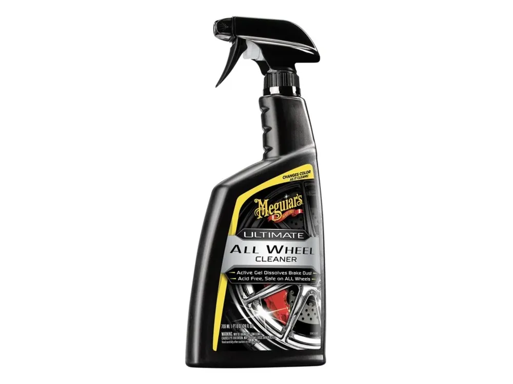 Meguiar‘s Ultimate All Wheel Cleaner - náš nejúčinnější, pH neutrální čistič na kola s přebarvováním do ruda, 709 ml Oblíbený
