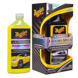 Meguiar‘s Ultimate Wash & Wax Kit - základní sada autokosmetiky pro mytí a ochranu laku Must-Have