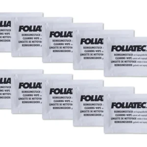 Rychlé Dodání Sada čistících ubrousků Foliatec s isopropylalkoholem, sada 10 ks