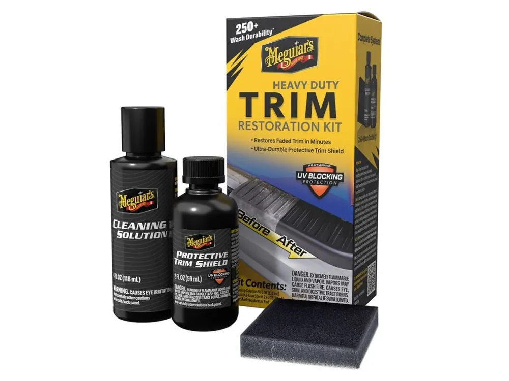 Meguiar‘s Heavy Duty Trim Restoration Kit - sada na oživení a ochranu nelakovaných plastů v exteriéru Nakupujte Hned