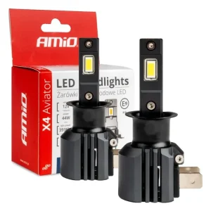 LED žárovky H3 X4-series AVIATOR 6500K max 44W Sezónní Sleva