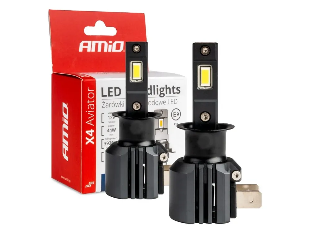 LED žárovky H3 X4-series AVIATOR 6500K max 44W Sezónní Sleva