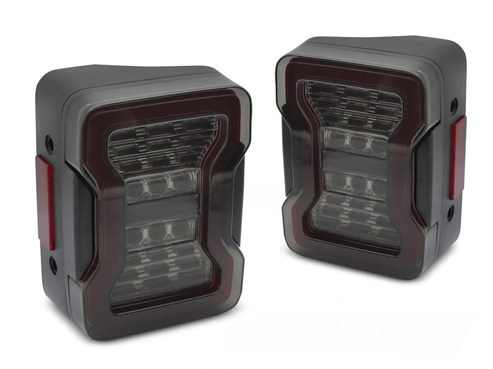 Zadní světla JEEP WRANGLER JK 07-18 kouřová LED Sleva