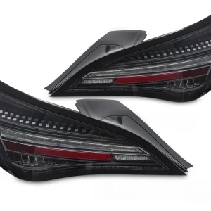 Zadní světla MERCEDES CLA C117 13-16, originální žárovka, černá LED SEQ Novinka
