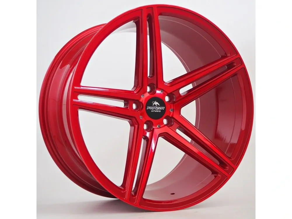 Autentický Alu kola Forzza Bosan 10,5X20 5X112 ET37 66,45 Candy Red