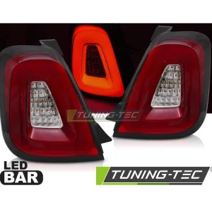 Zadní světla FIAT 500 15-20 červená LED BAR Značkový