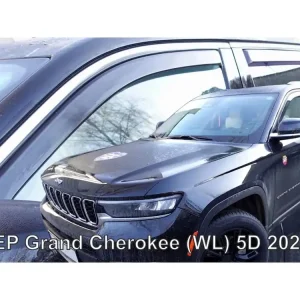 Zlevněný Protiprůvanové plexi ofuky Jeep Grand Cherokee 5D 21R (+zadní) long