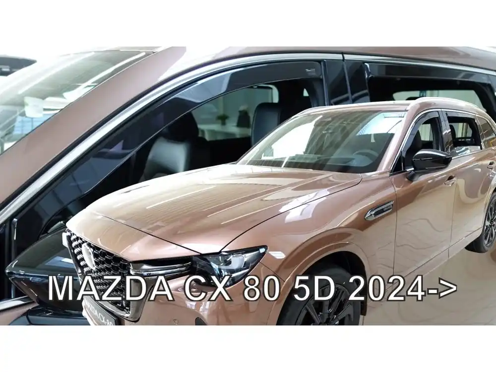 Protiprůvanové plexi ofuky Mazda CX-80 5D 24R (+ zadní) Zlevněný