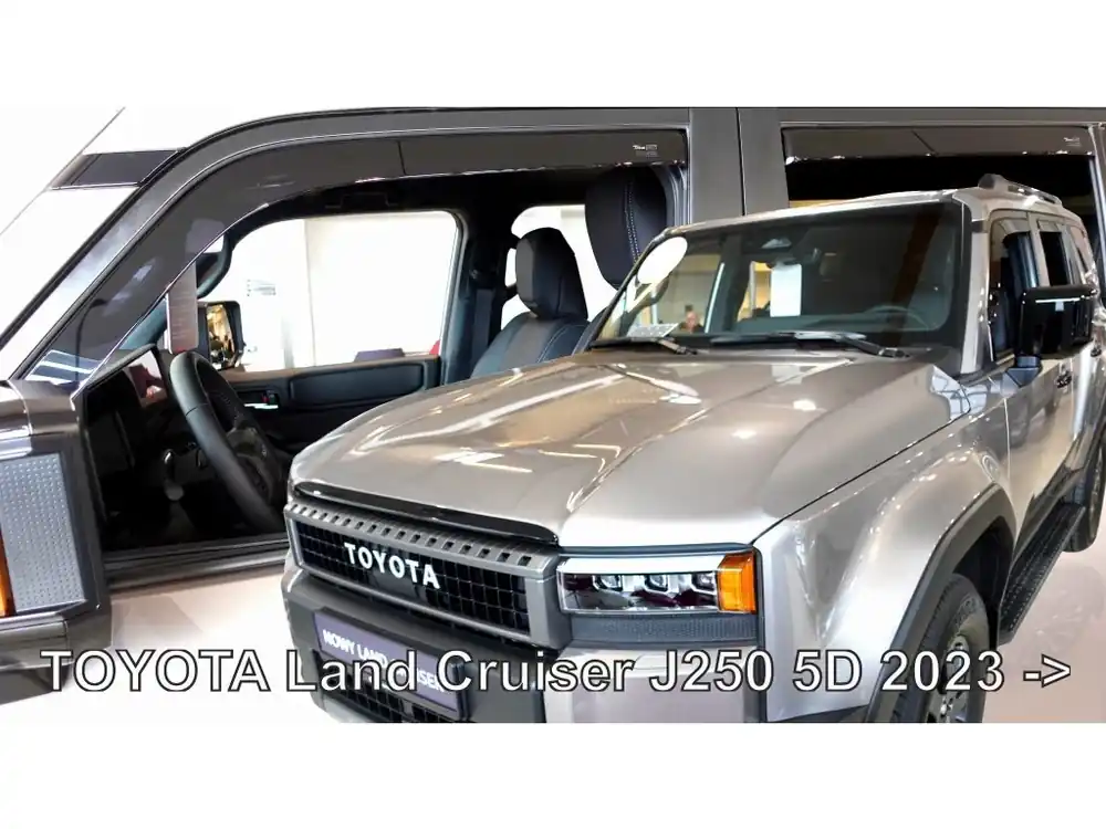 Akční Nabídka Protiprůvanové plexi ofuky Toyota Land Cruiser J250 5D 23R (+zadní)