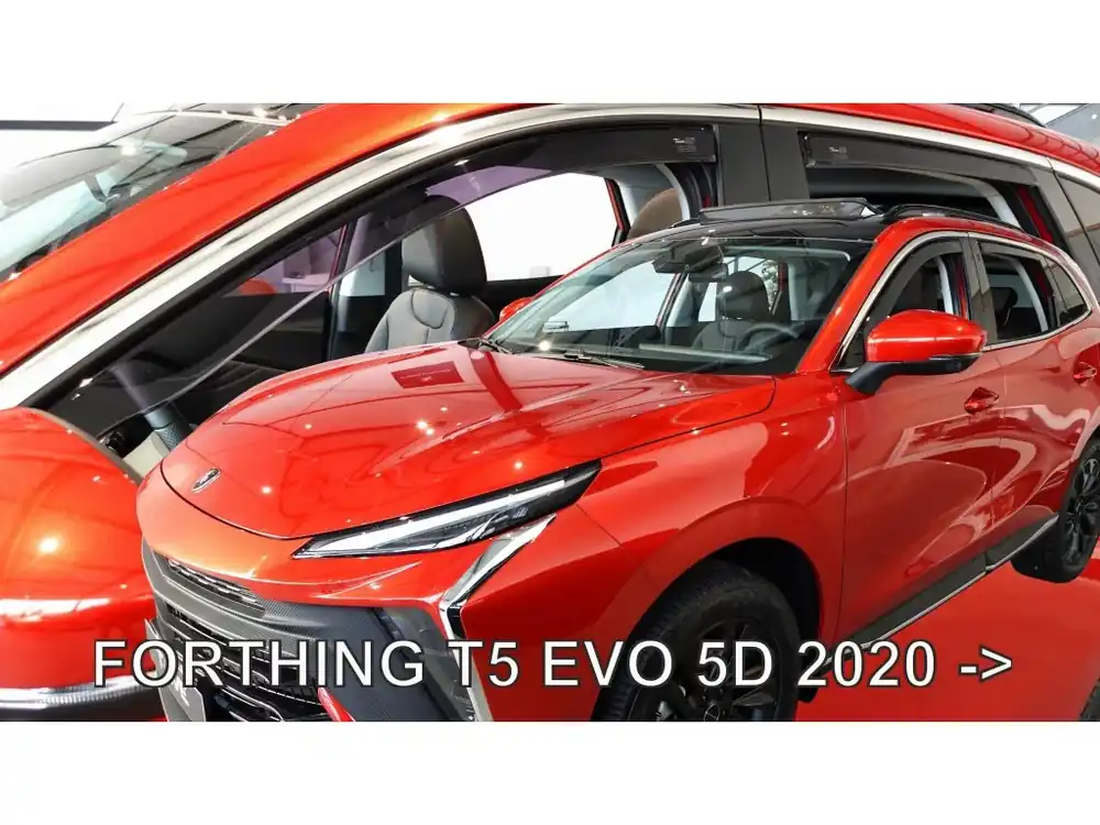 Protiprůvanové plexi ofuky Forthing T5 EVO 5D 20R (+zadní) Levný