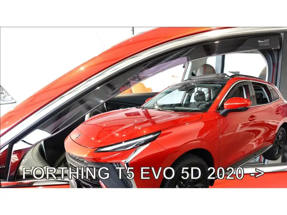 Nová Kolekce Protiprůvanové plexi ofuky Forthing T5 EVO 5D 20R