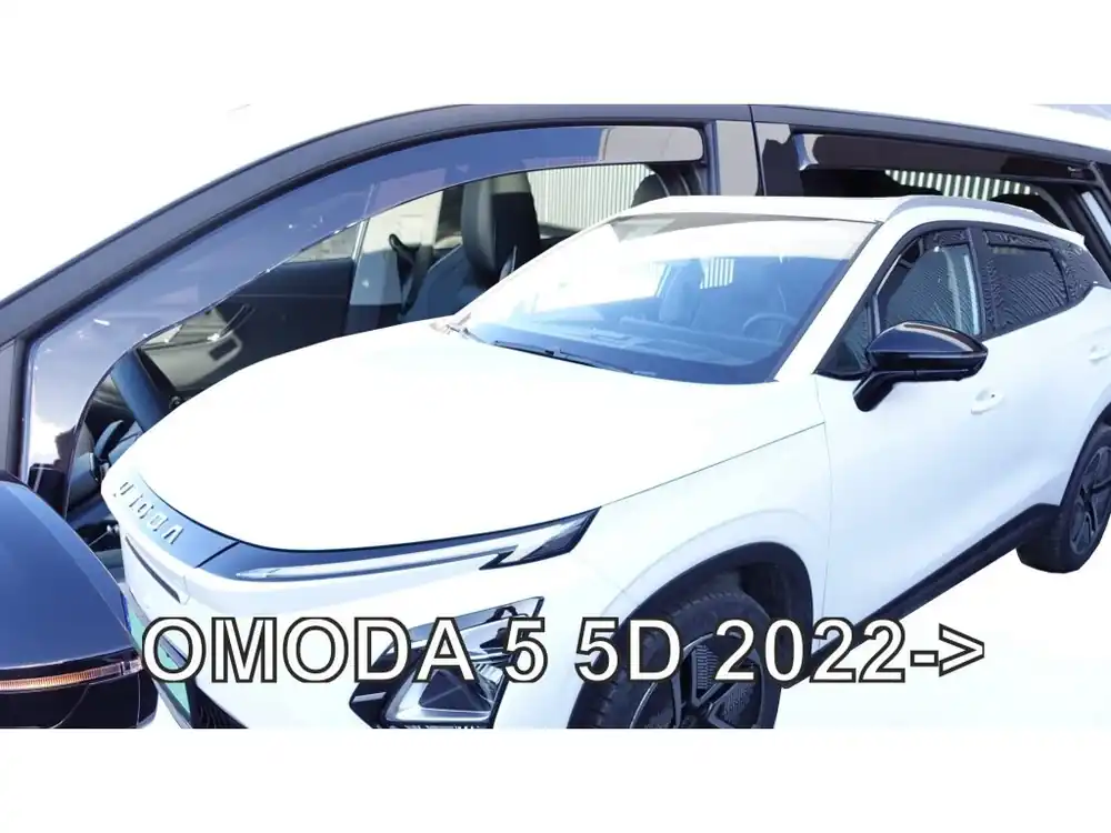 Protiprůvanové plexi ofuky Omoda 5 5D 22R (+zadní) Bezpečná Platba