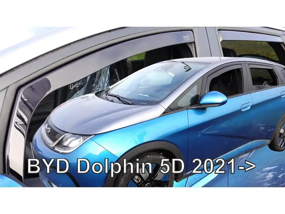 Poslední Šance Protiprůvanové plexi ofuky BYD Dolphin 5D 21R (+zadní)
