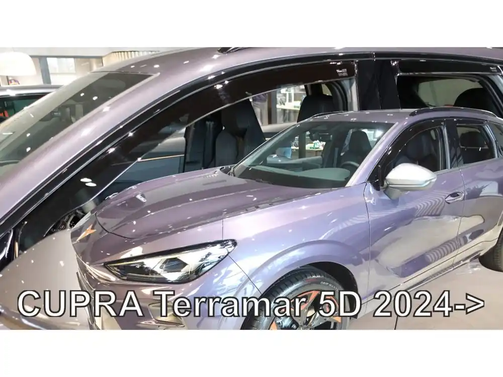 Protiprůvanové plexi ofuky Cupra Terramar 5D 24R (+zadní) Nakupujte Hned
