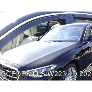 Cenová Bomba Protiprůvanové plexi ofuky Mercedes S W223 4D 20R (+zadní)
