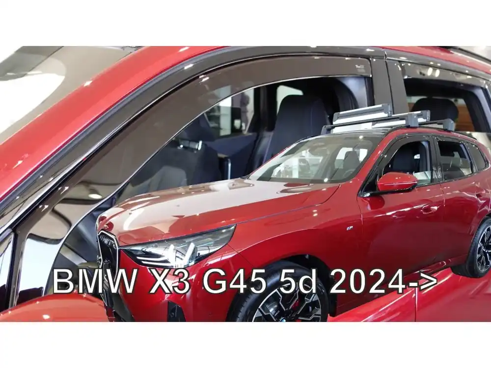 Protiprůvanové plexi ofuky BMW X3 G45 5D 24R (+zadní) Aktuální