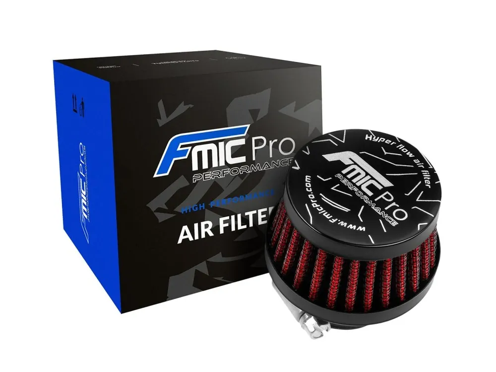 Sportovní oddechový filtr FMIC.Pro 25mm - červený Finální Výprodej