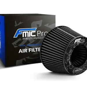 Super Cena Sportovní vzduchový filtr FMIC.Pro délka 100 mm montážní průměr 100 mm - černý