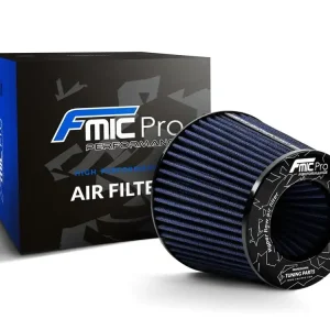 Sportovní vzduchový filtr FMIC.Pro délka 125 mm montážní průměr 100 mm - modrý Nejlepší Cena