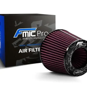 Autentický Sportovní vzduchový filtr FMIC.Pro délka 125 mm montážní průměr 100 mm - růžový
