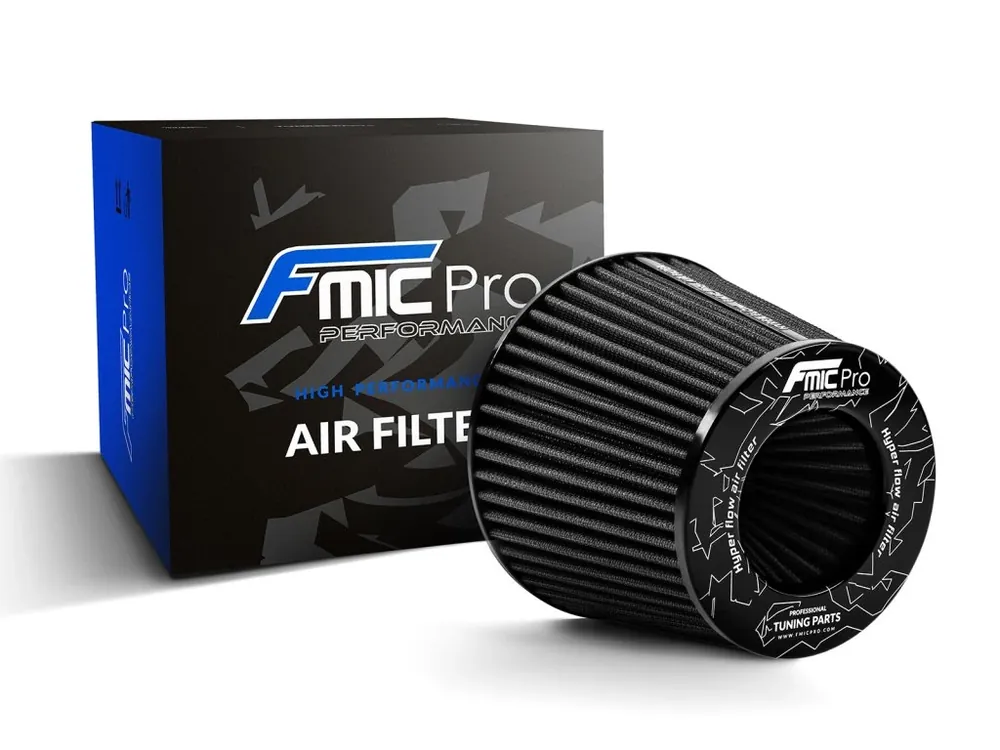 Sportovní vzduchový filtr FMIC.Pro délka 125 mm montážní průměr 76 mm - černý Poslední Šance