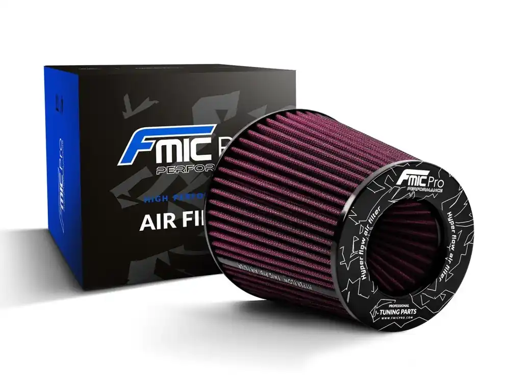 Sportovní vzduchový filtr FMIC.Pro délka 150 mm montážní průměr 100 mm - růžový Oblíbený