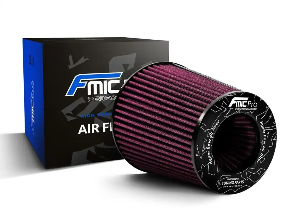 Sportovní vzduchový filtr FMIC.Pro délka 175 mm montážní průměr 100 mm - růžový Vrácení Zdarma