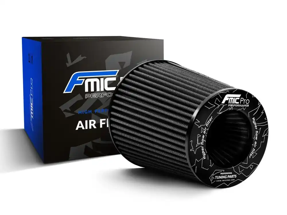 Sportovní vzduchový filtr FMIC.Pro délka 175 mm montážní průměr 100 mm - černý Horká Nabídka