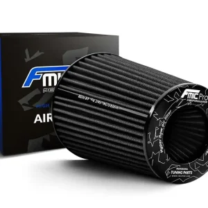 Novinka Sportovní vzduchový filtr FMIC.Pro délka 225 mm montážní průměr 100 mm - černý