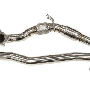 Sleva Downpipe Audi A3 S3 TTS Seat Leon VW Golf 6R Scirocco 2.0 TFSI Decat