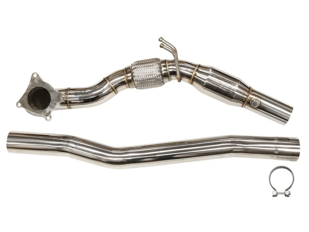 Sleva Downpipe Audi A3 S3 TTS Seat Leon VW Golf 6R Scirocco 2.0 TFSI Decat