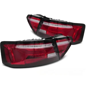 Vrácení Zdarma Zadní světla AUDI A5 11-16, originální žárovka, červená/bílá SEQ LED