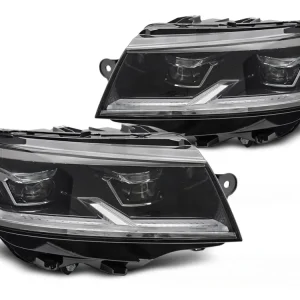 Přední světla VW T6.1 20-24 černá LED DRL SEQ Ihned K Objednání
