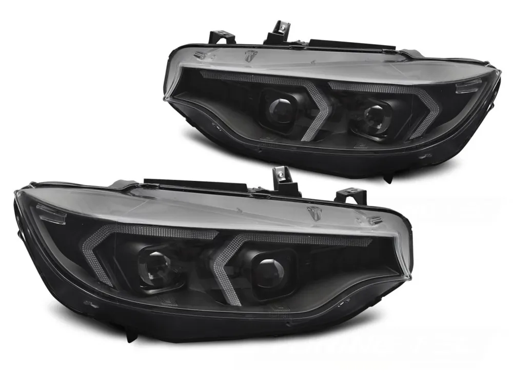 Bezpečná Platba Přední světla BMW F32/F33 13-17 černá XENON