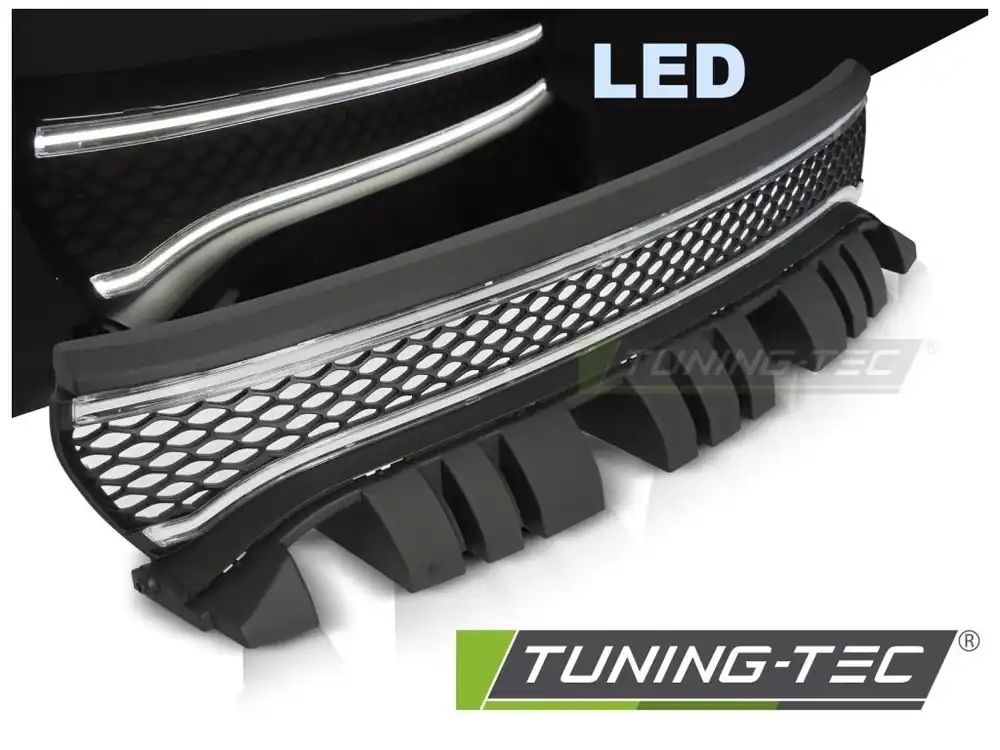 Přední maska DODGE CHARGER 14-23 s LED matná černá Akce