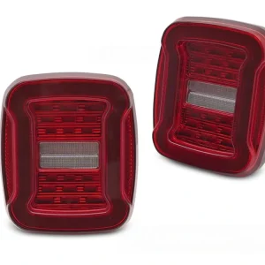 Zadní světla JEEP WRANGLER YJ 91-96 / TJ 96-06 LED červená/bílá Top Prodej