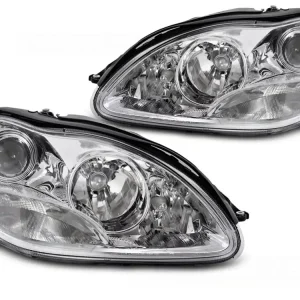 Expresní Doručení Přední světla MERCEDES W220 S-classe 98-02 chrom