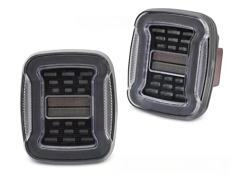 Speciální Cena Zadní světla JEEP WRANGLER YJ 91-96 / TJ 96-06 LED bílá