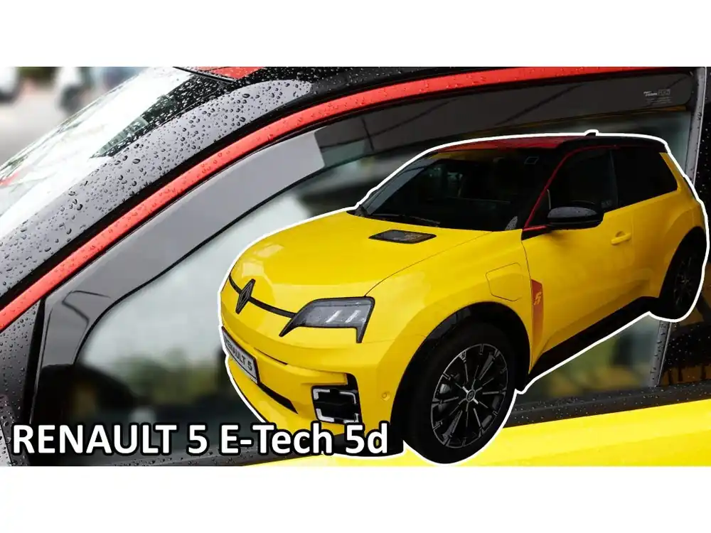 Protiprůvanové plexi ofuky Renault 5 E-Tech 5D 24R Expresní Doručení