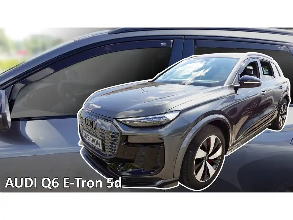 Protiprůvanové plexi ofuky Audi Q6 5D 23R (+zadní) Odeslání Ihned