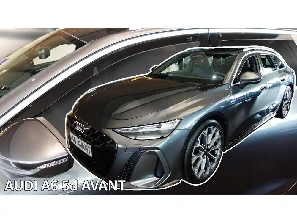 Cenová Bomba Protiprůvanové plexi ofuky Audi A6 5D 25R (+zadní) com
