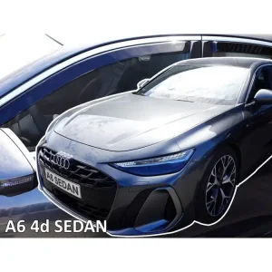 Vrácení Zdarma Protiprůvanové plexi ofuky Audi A6 5D 25R (+zadní) sedan