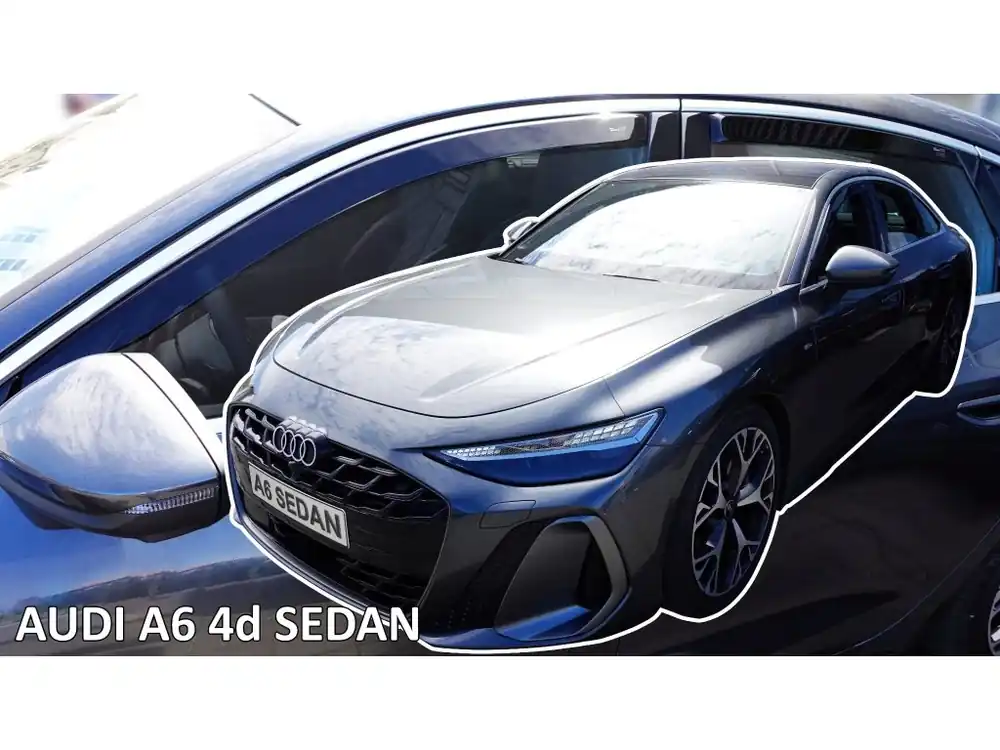 Vrácení Zdarma Protiprůvanové plexi ofuky Audi A6 5D 25R (+zadní) sedan