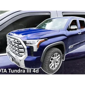 Protiprůvanové plexi ofuky Toyota Tundra Crewmax 4D 21R (+zadní) Pouze Dnes