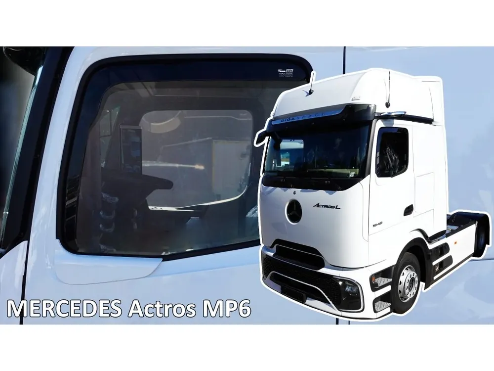 Autentický Protiprůvanové plexi ofuky Mercedes Actros MP6 25R