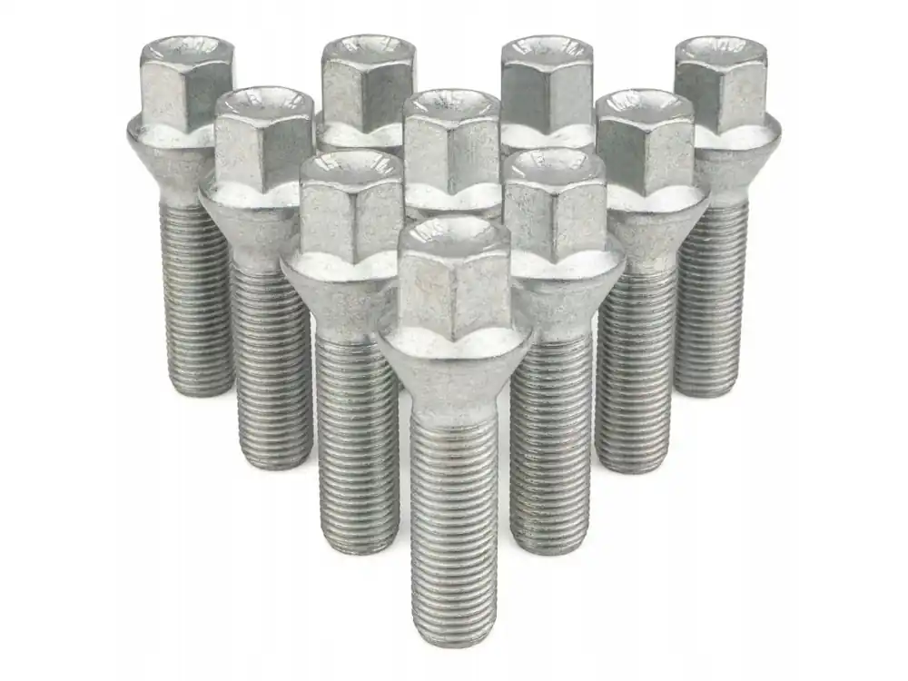 10x prodloužené šrouby kol M14x1,25x55mm kužel Vrácení Zdarma