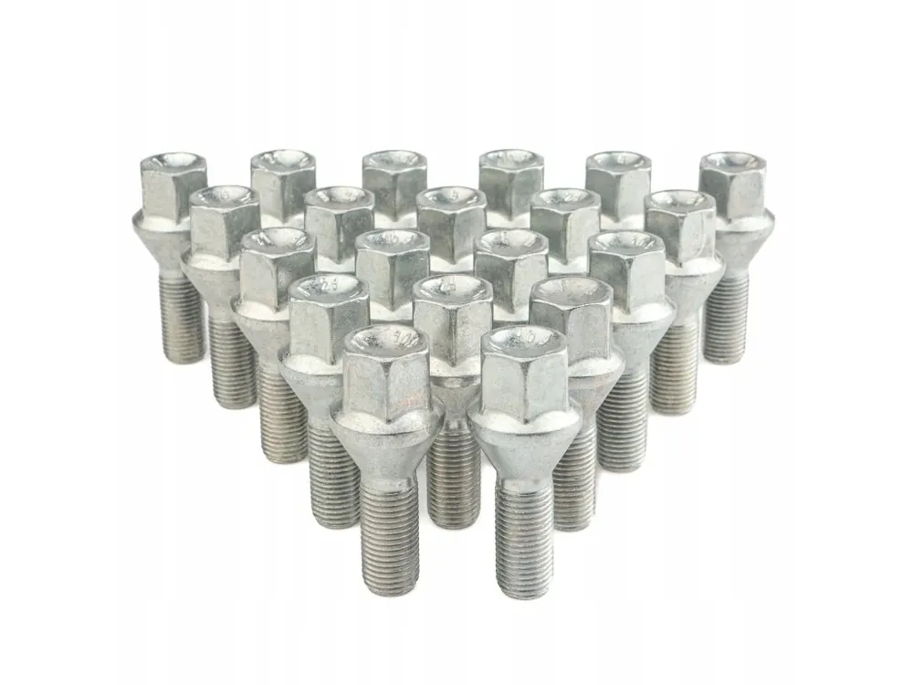 Bezpečná Platba Šrouby kol M12x1,25x28mm CITROEN PEUGEOT DS FIAT OPEL VAUXHALL JEEP