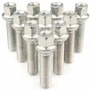 10x prodloužené šrouby kol M12x1,5x50mm R12 koule Nejlepší Volba